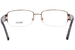 Versace Eyeglasses VE1175-B Semi Rim Rectangle Shape