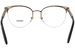 Versace VE1297 Eyeglasses Women's Semi Rim Cat Eye