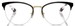 Vogue VO4304 Eyeglasses Women's Semi Rim Oval Shape