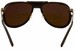 Vuarnet Glacier Sunglasses Genuine Leather Detail Pilot Shape