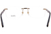 Zilli ZI60056 Titanium Eyeglasses Men's Rimless Rectangle Shape