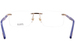 Zilli ZI60056 Titanium Eyeglasses Men's Rimless Rectangle Shape