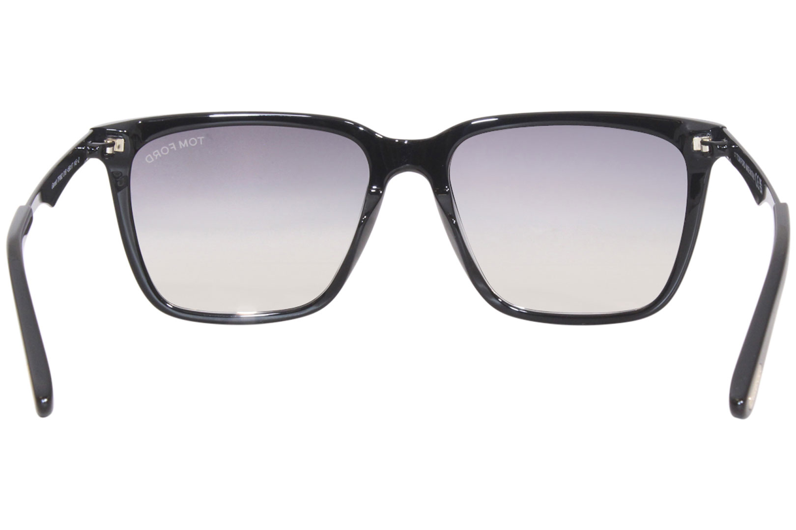 Tom Ford Garrett TF862 01B Sunglasses Men's Shiny Black/Smoke Gradient  54-17-145 