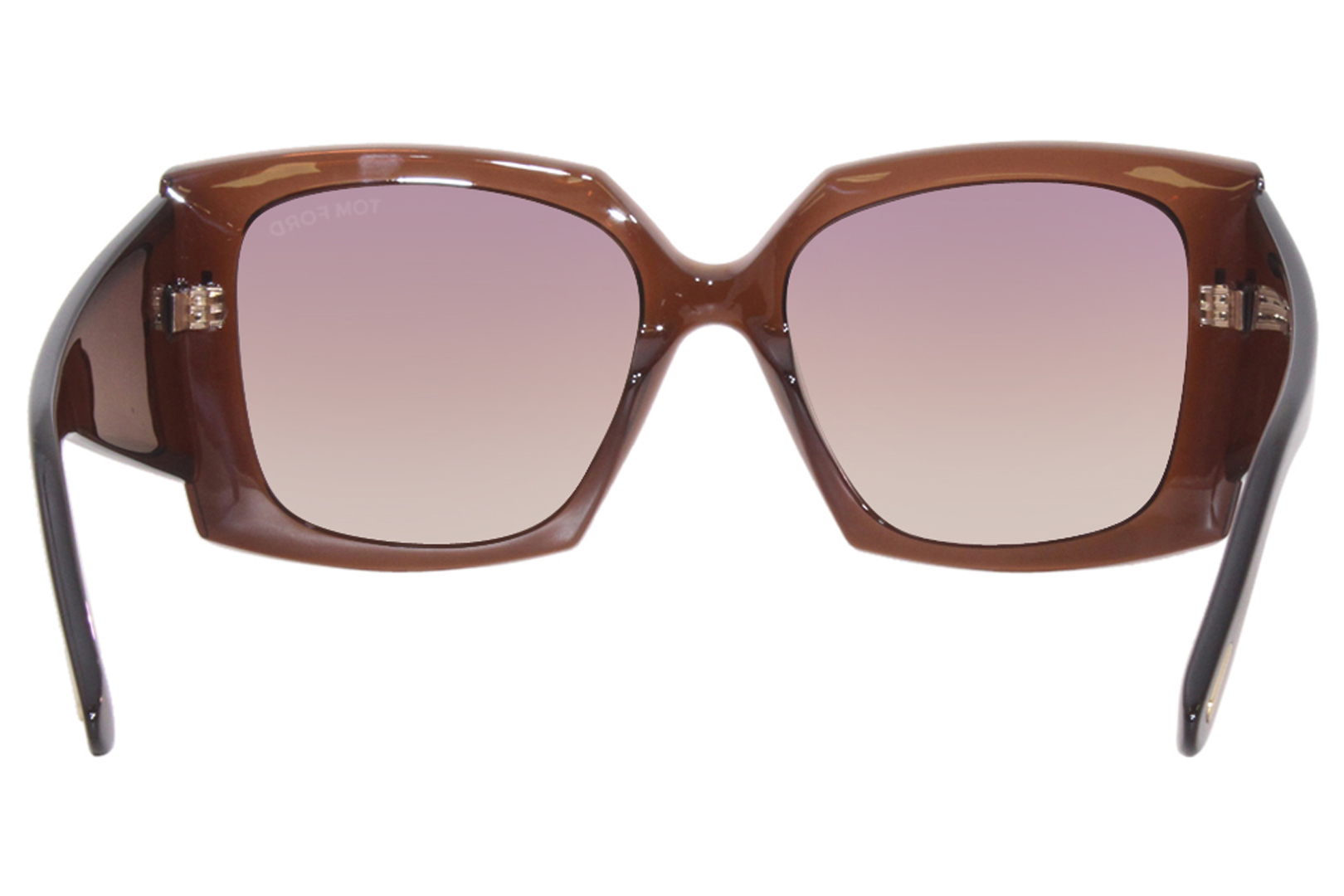 Tom Ford Jacquetta TF921 48G Sunglasses Women's Transparent Brown/Brown  54mm 