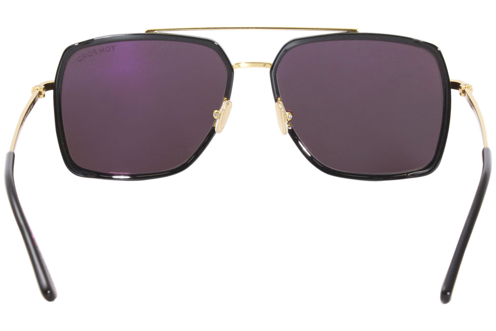 Tom Ford Lionel TF750 01D Sunglasses Shiny Rose Gold-Black/Smoke Polarized  Lens 