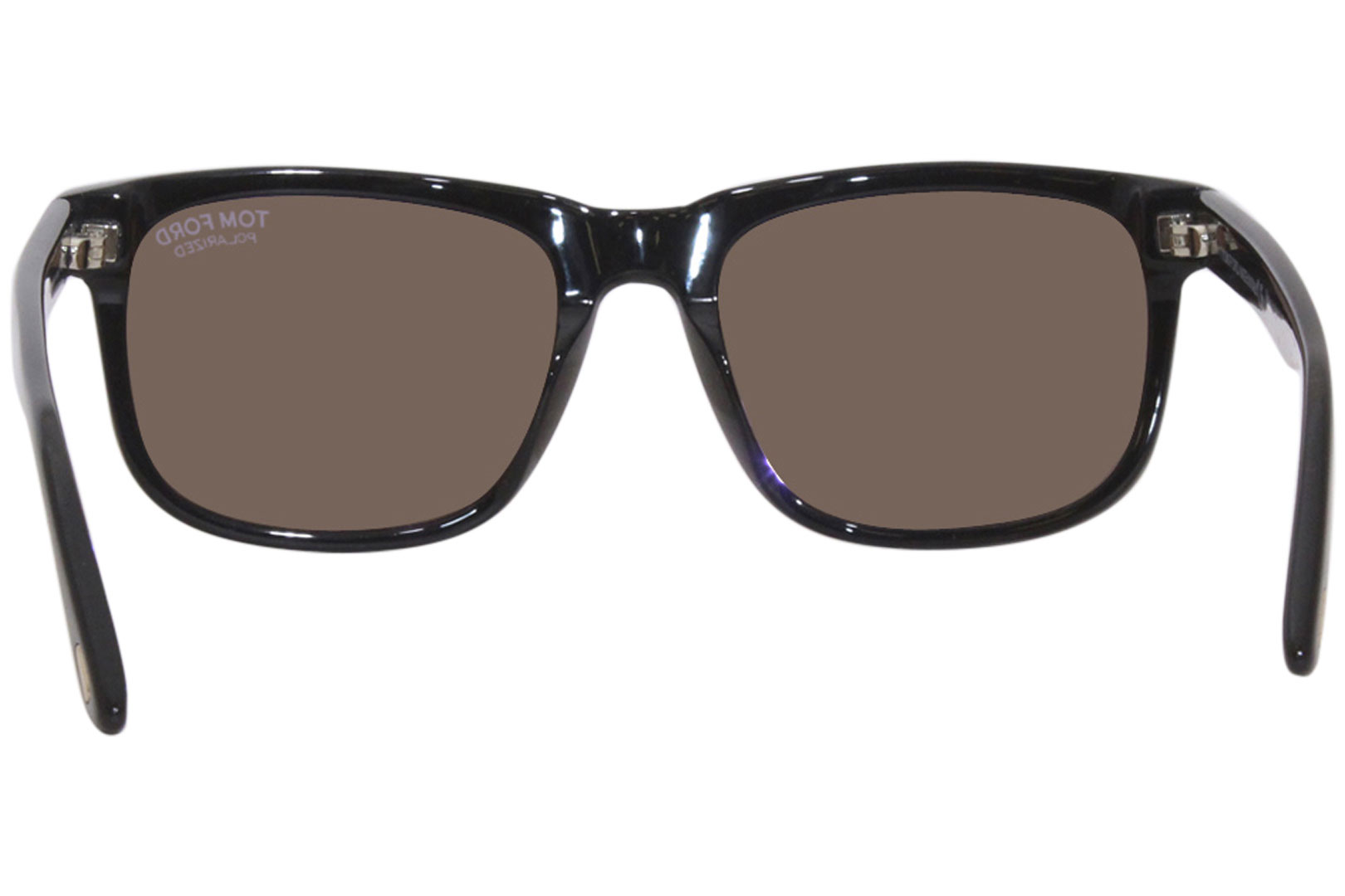 Tom Ford Sunglasses Men's Stephenson TF775 01H Shiny Black/Brown Polarized  56mm 