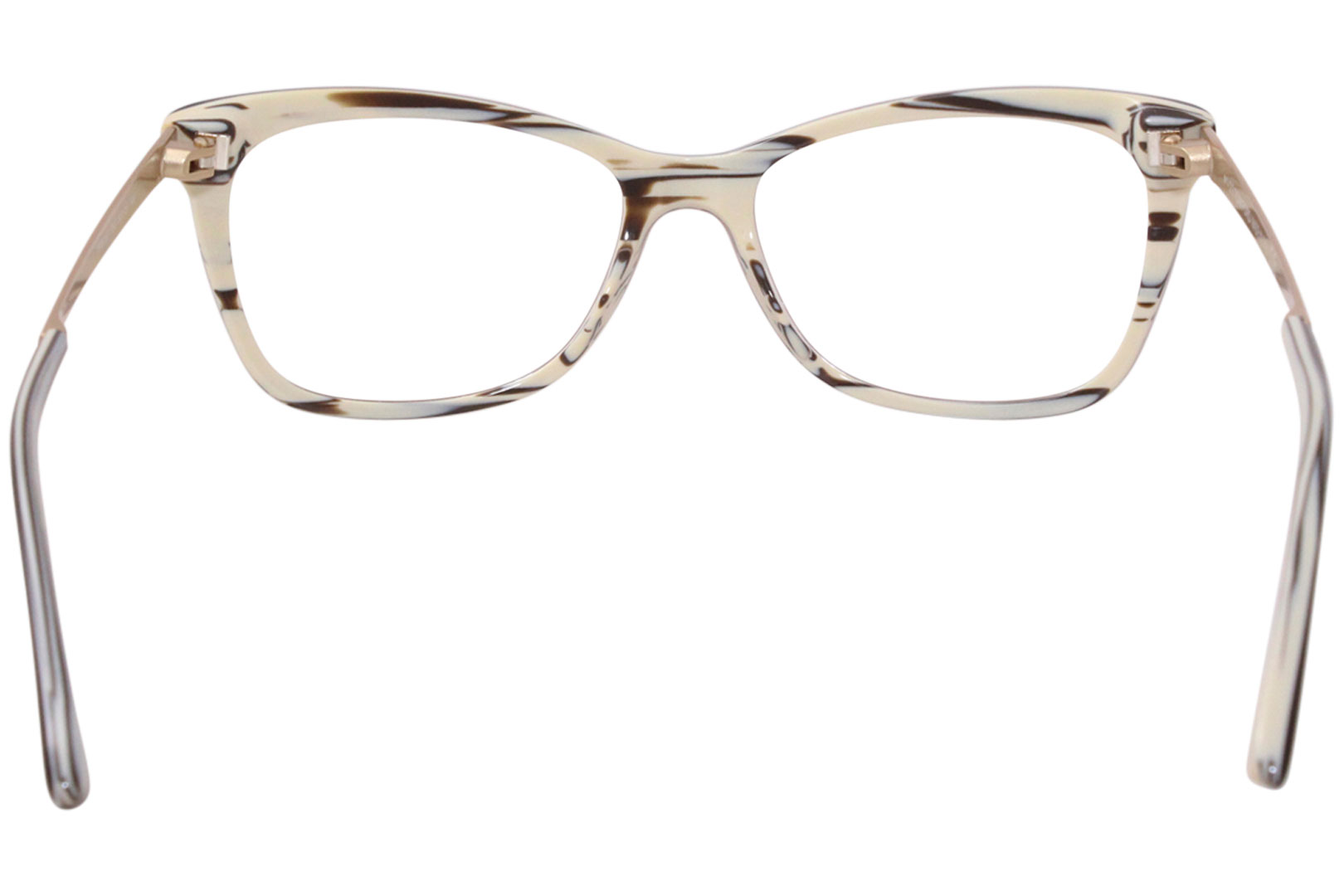Tom Ford TF5353 050 Eyeglasses White-Brown Horn/Rose Gold Full Rim Optical  Frame 