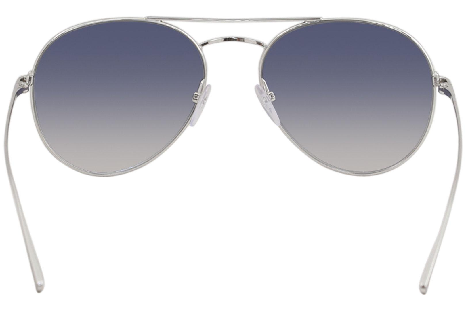 Tom Ford Women's Indiana TF497 TF/497 18B Shiny Rhodium Pilot Sunglasses  58mm 