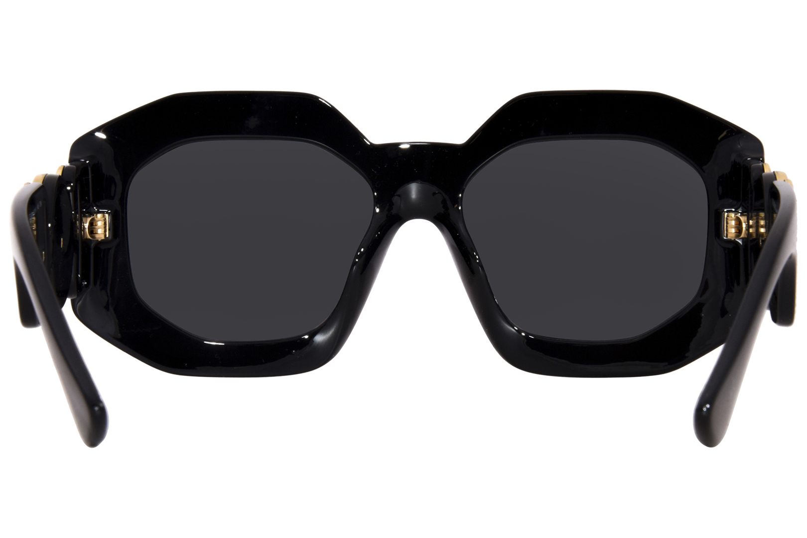 Versace Dark Gray Irregular Ladies Sunglasses VE4424U 314/87 56