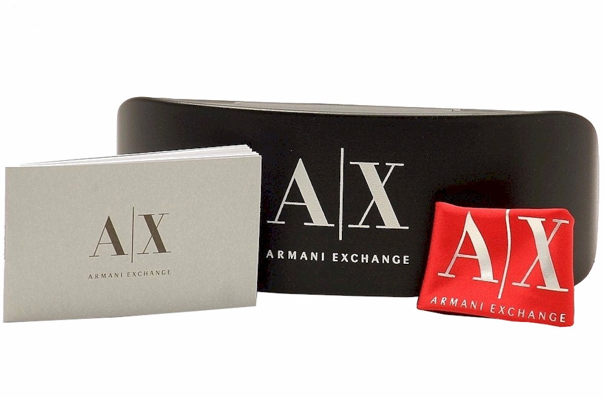 Armani Exchange Men's Eyeglasses AX1014 AX/1014 Half Rim Optical Frame |  