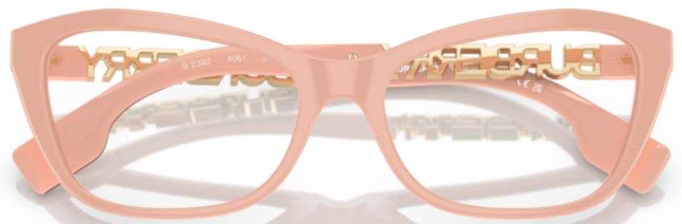 Burberry BE2392F 4061 Eyeglasses Women's Pink Full Rim Cat Eye 54