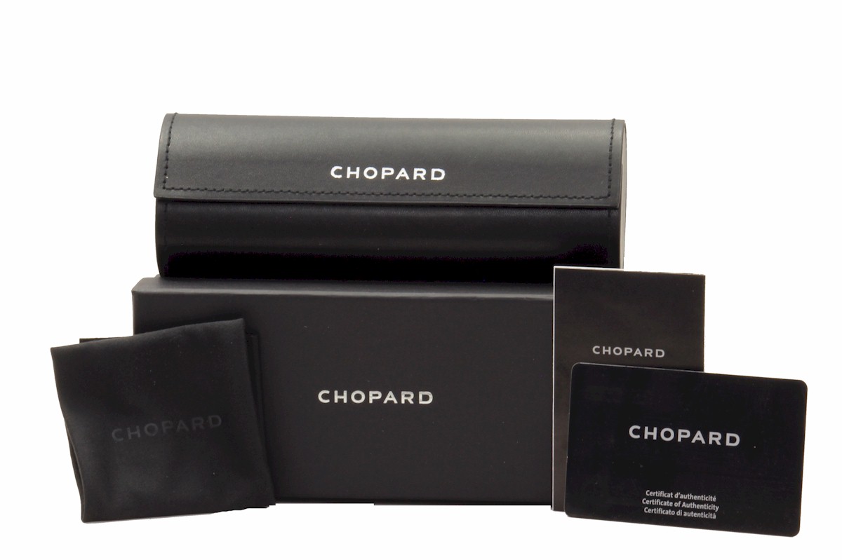 Chopard Eyeglasses VCHD13S 0300 Gold 23KT/Black 56-18-135mm | EyeSpecs.com