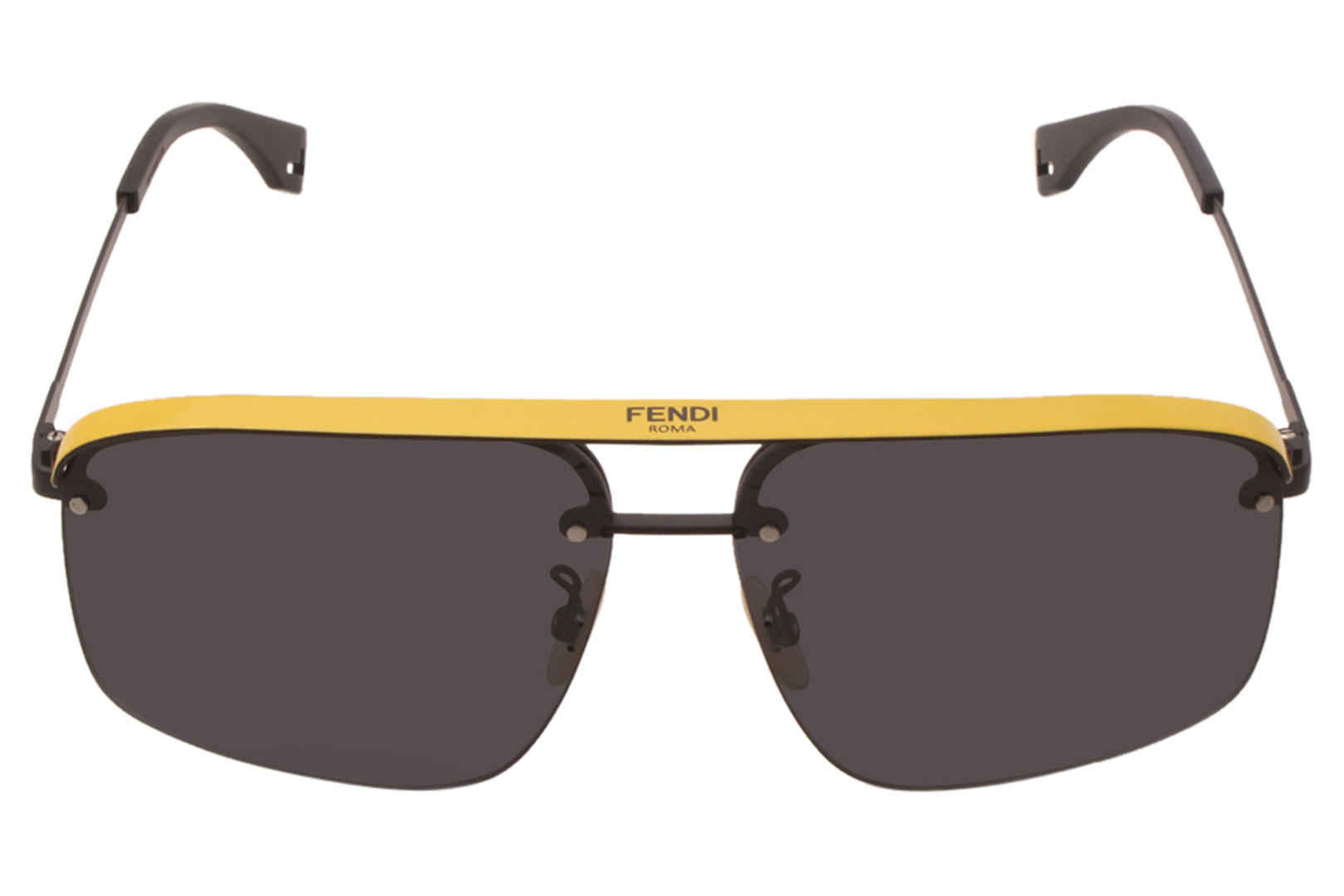 fendi sunglasses black and yellow