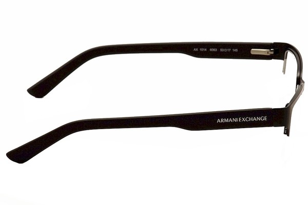 Armani Exchange Men's Eyeglasses AX1014 AX/1014 Half Rim Optical Frame |  