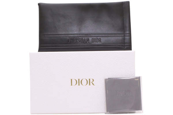 Dior - 30Montaigne Mini Si Black Rectangular Sunglasses - Women