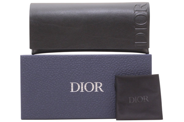 Dior Logo Leather Wallet in Green for Men