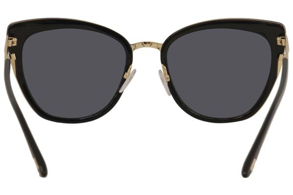 Tom Ford Simona TF717 TF/717 01A Shiny Black Fashion Butterfly Sunglasses  57mm 