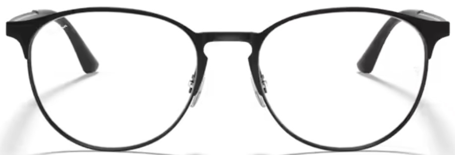 Ray Ban RX6375 2944 Eyeglasses Black Full Rim 51-18-145 | EyeSpecs.com