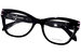 Alexander McQueen AM0401O Eyeglasses Women's Full Rim Cat Eye