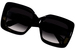 Azzedine Alaia AA0065S Sunglasses Women's Square Shape