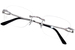 Cartier Core Range CT0290O Eyeglasses Rimless Rectangle Shape