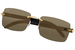 Cartier Exception CT0046S Sunglasses Rectangle Shape