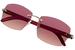 Cartier Rimlesssun CT0039RS Sunglasses Square Shape