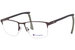 Champion Assist Eyeglasses Men's Semi Rim Rectangle Shape Tri-Flex