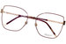 Chopard VCHG01 Eyeglasses Women's Full Rim Butterfly Shape