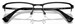 Emporio Armani EA1044TD Eyeglasses Men's Semi Rim Rectangle Shape