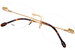 Fred FG50043U Eyeglasses Men's Rimless Pilot