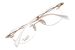 Line Art by Charmant XL2147 Eyeglasses Women's Rimless Oval Optical Frame