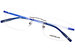 Mont Blanc MB0281O Eyeglasses Men's Rimless Rectangle Shape