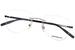 Mont Blanc MB0283O Eyeglasses Men's Rimless Pilot