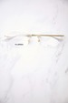 Mont Blanc MB0307O Eyeglasses Men's Rimless Rectangle Shape