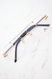 Omas Olimpo Eyeglasses Men's Rimless Pilot