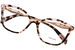 Prada PR 02ZV Eyeglasses Women's Full Rim Butterfly Shape