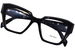 Prada PR 09ZV Eyeglasses Women's Full Rim Square Shape