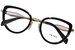 Prada PR 54ZV Eyeglasses Women's Full Rim Cat Eye