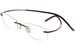 Silhouette Eyeglasses Titan Minimal Art Icon Chassis 7581 Rimless Optical Frame