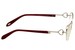 Tiffany & Co Women's Eyeglasses Twist Keys TF1106 TF/1106 Half Rim Optical Frame