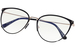 Tom Ford TF5840-B Eyeglasses Women's Full Rim Cat Eye