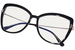 Tom Ford TF5882-B Eyeglasses Women's Full Rim Butterfly Shape