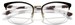 Vogue VO4304 Eyeglasses Women's Semi Rim Oval Shape