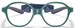 Vogue VY2011 Eyeglasses Youth Kids Full Rim Pillow Shape w/Strap