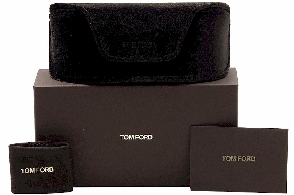 Tom Ford Alex-02 TF541 TF/541 01F Shiny Black Fashion Square Sunglasses  51mm 