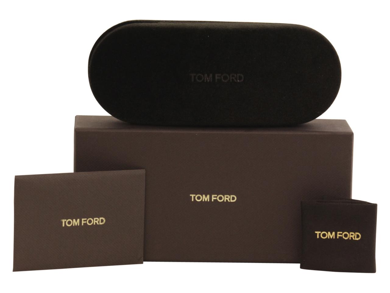 Tom Ford Eyeglasses TF5408 TF/5408 020 Grey Crystal/Horn Optical Frame 56mm  