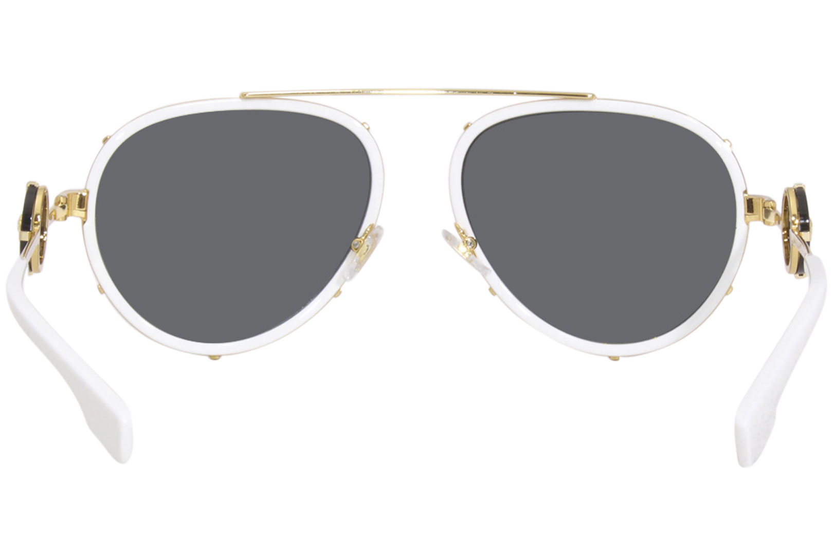 Versace Sunglasses Women VE2232 147187 White/Dark Grey 61-18-145mm