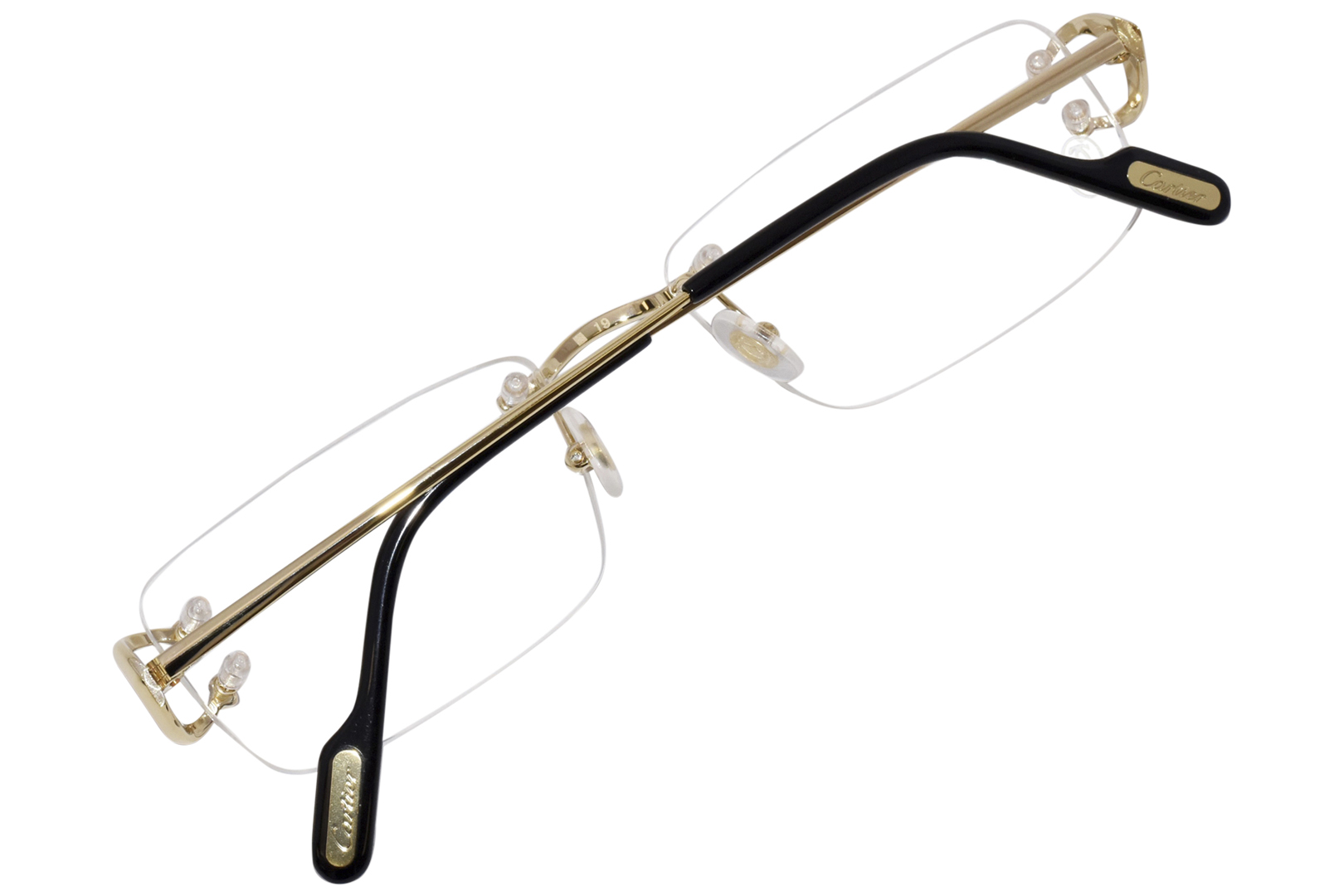 Cartier Core Range CT0344O Eyeglasses Rimless Rectangle Shape