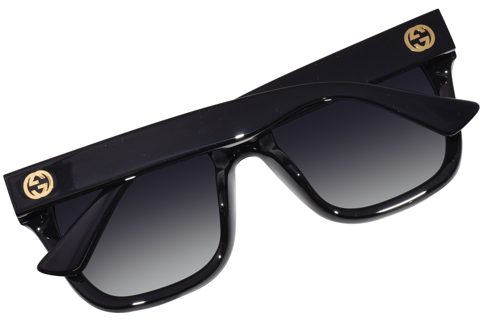 Gucci GG1338SK 003 Sunglasses Women's Black/Grey Gradient Square Shape ...